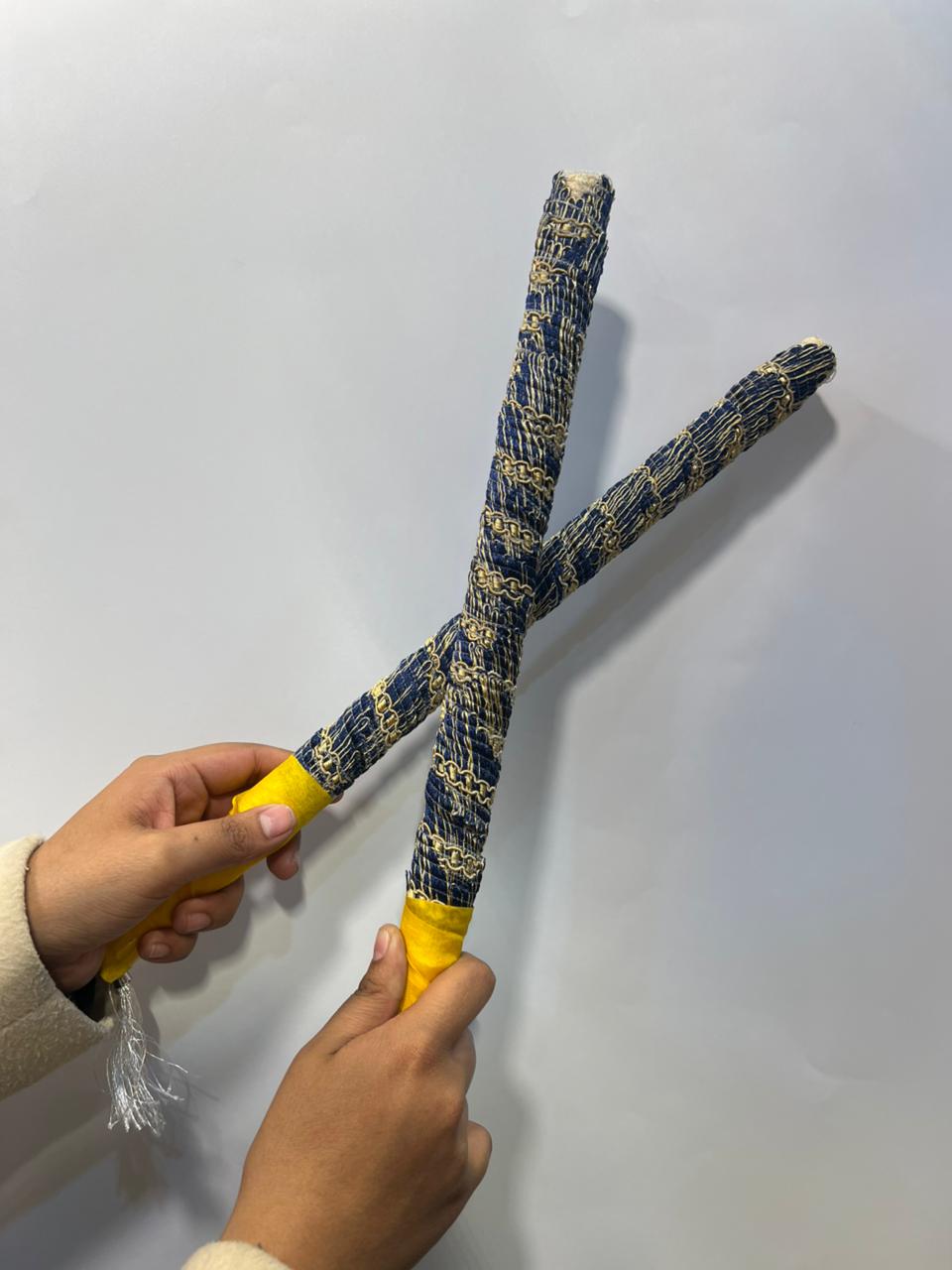 Traditional Decorative Dholki Sticks (Set of Two)