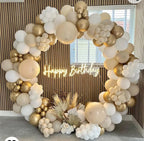 Birthday Decore Arch & Round Design