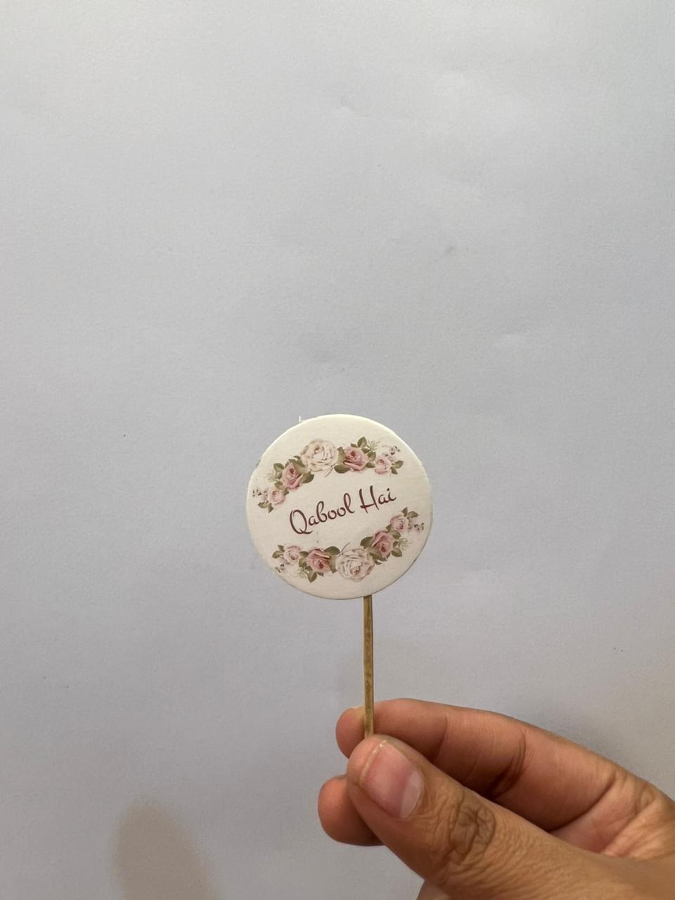 "Qabool Hai" Floral Engagement/Nikkah Prop